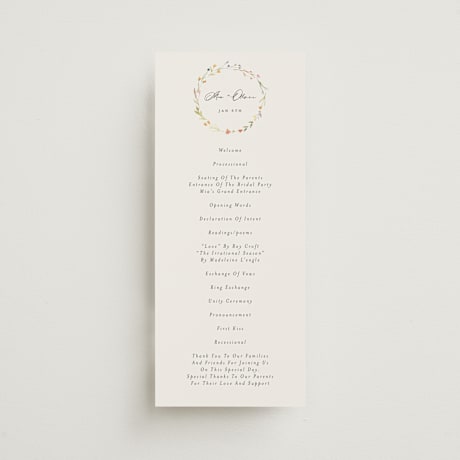 Wedding Programs
