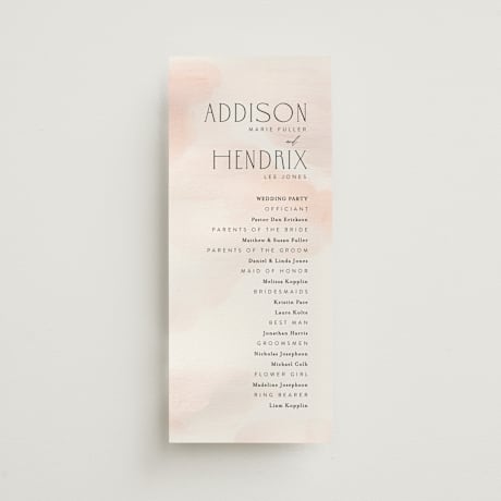 Wedding Programs