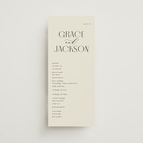 Wedding Programs