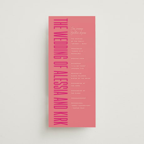 Wedding Programs