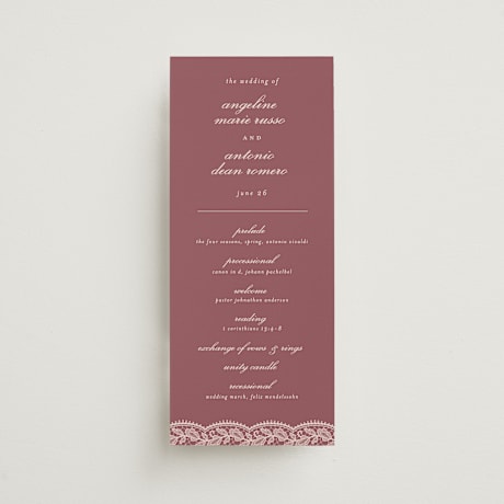 Wedding Programs