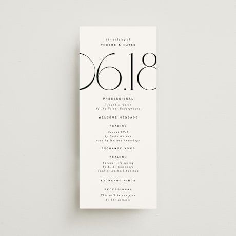 Wedding Programs