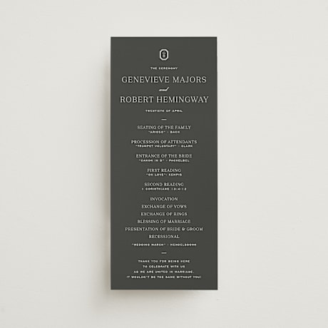 Wedding Programs