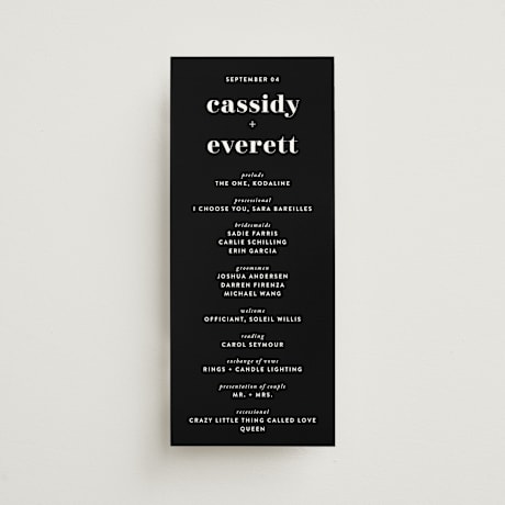 Wedding Programs