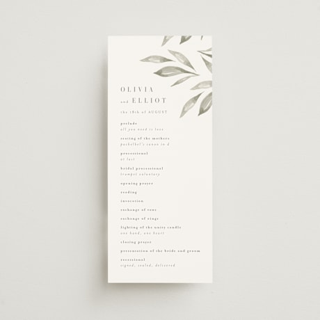 Wedding Programs
