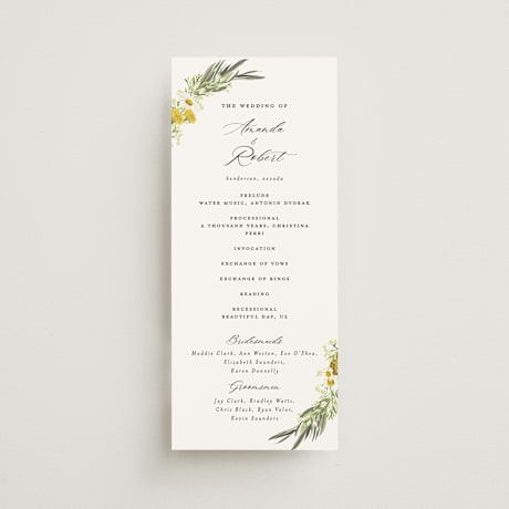 Wedding Programs