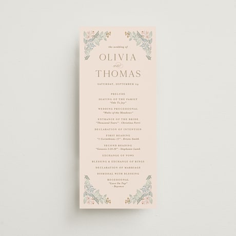 Wedding Programs