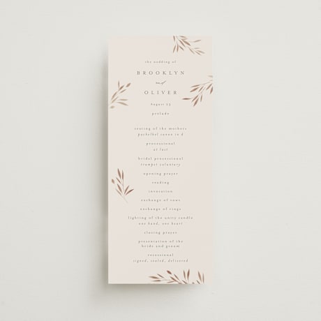 Wedding Programs