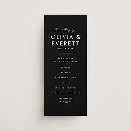 Wedding Programs