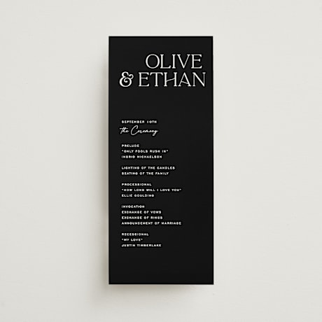 Wedding Programs