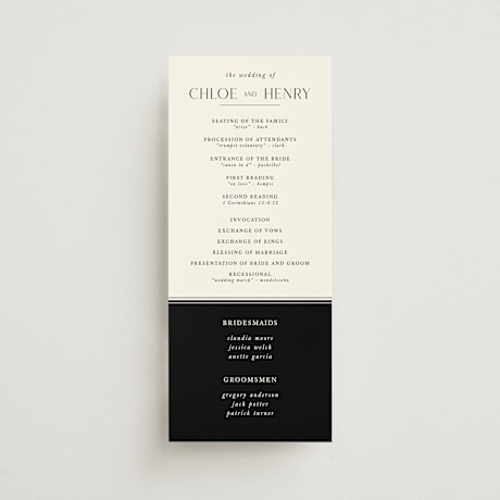 Wedding Programs