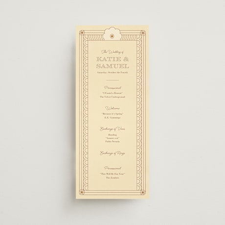 Wedding Programs