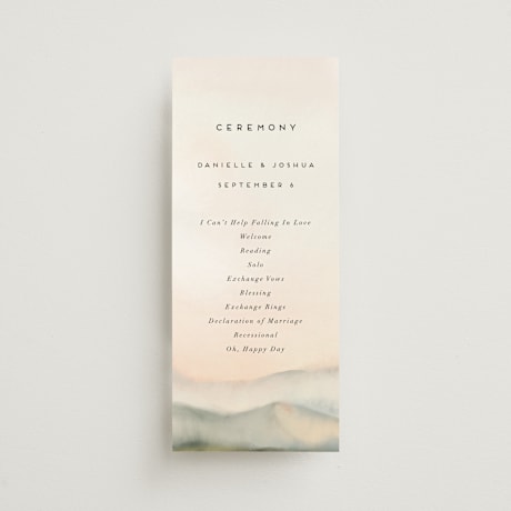 Wedding Programs