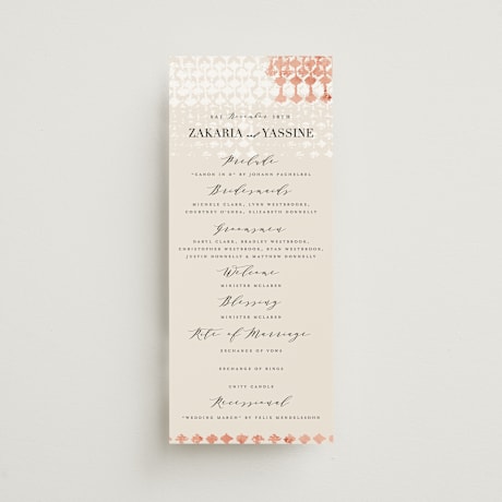 Wedding Programs