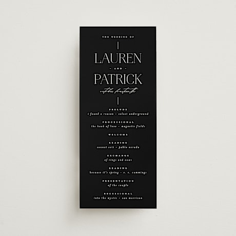 Wedding Programs