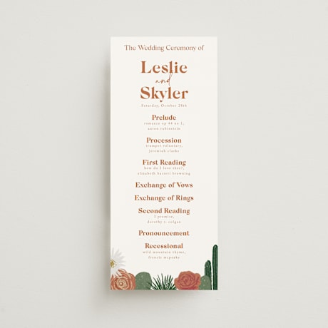 Wedding Programs