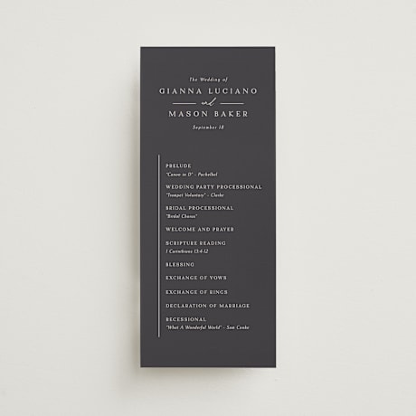 Wedding Programs