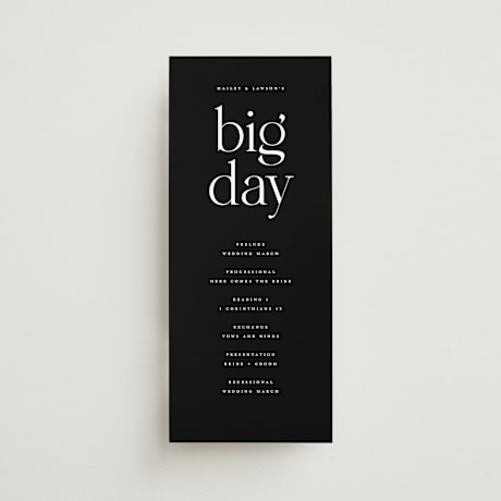 Wedding Programs