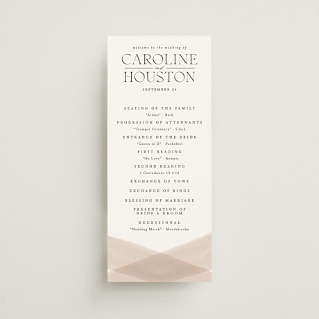 Wedding Programs