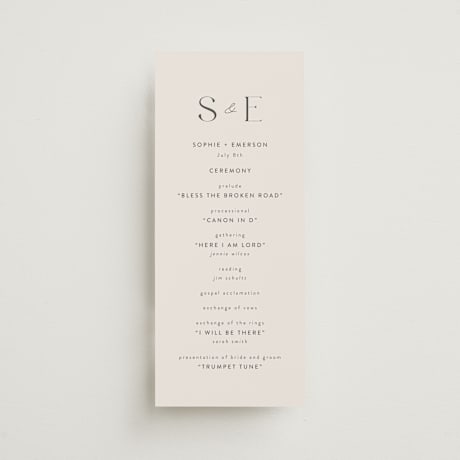 Wedding Programs