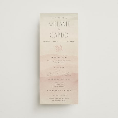 Wedding Programs