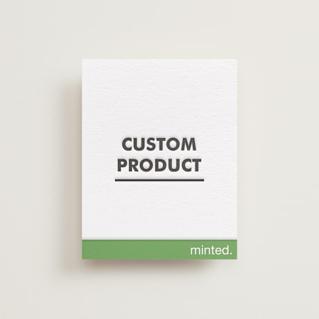 Letterpress Direction Cards