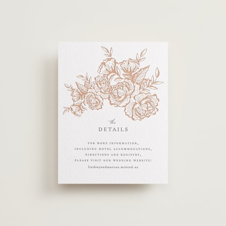 Letterpress Direction Cards