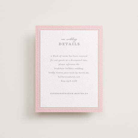 Letterpress Direction Cards