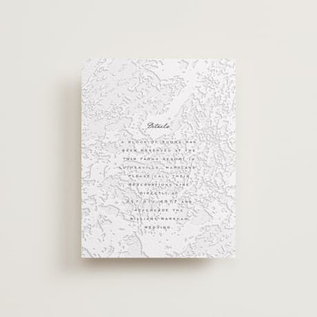 Letterpress Direction Cards