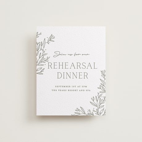 Letterpress Reception Cards