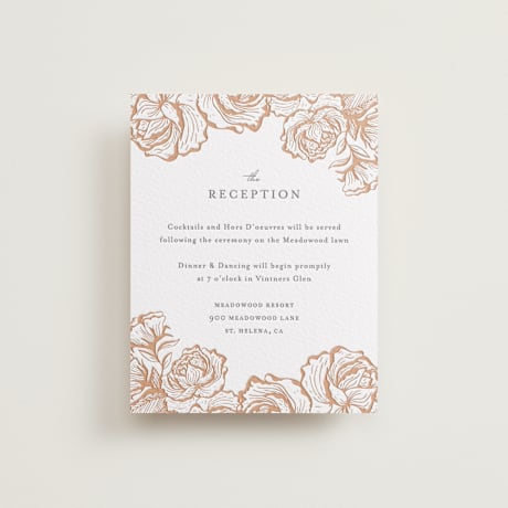 Letterpress Reception Cards