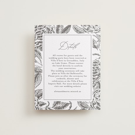 Letterpress Reception Cards