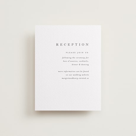 Letterpress Reception Cards