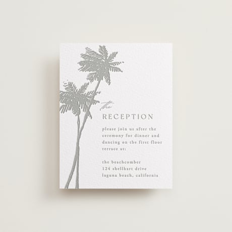 Letterpress Reception Cards
