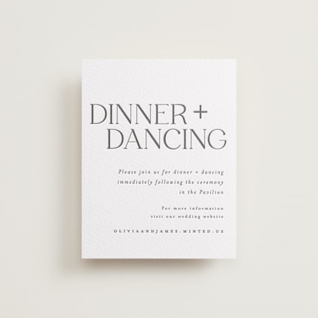 Letterpress Reception Cards
