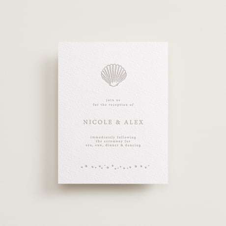 Letterpress Reception Cards