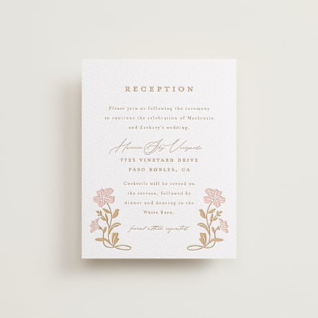 Reception Cards