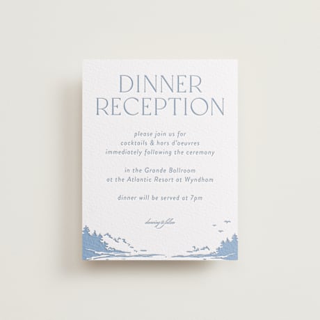 Letterpress Reception Cards