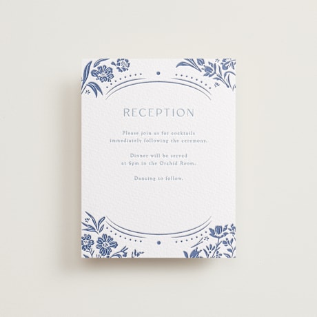 Letterpress Reception Cards