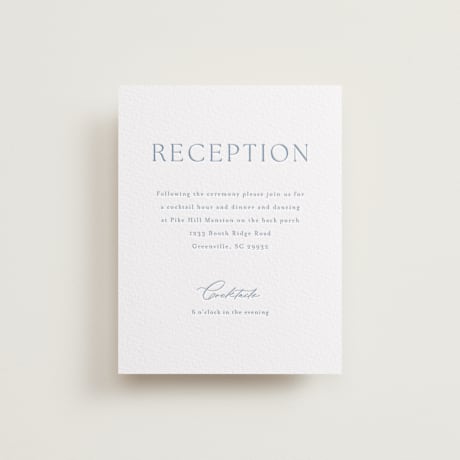 Reception Cards