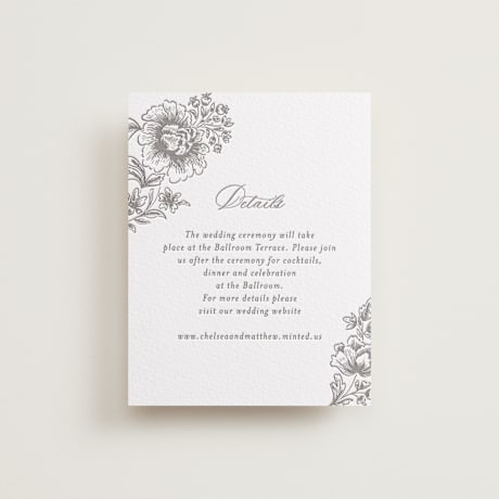 Letterpress Reception Cards