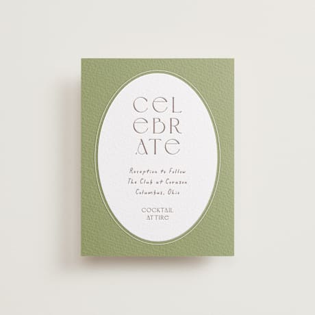 Letterpress Reception Cards