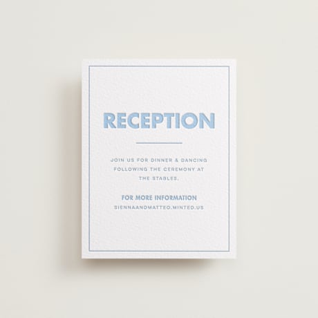 Reception Cards