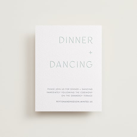 Letterpress Reception Cards