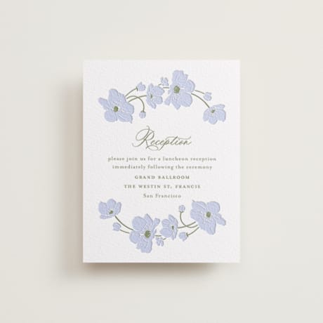 Letterpress Reception Cards