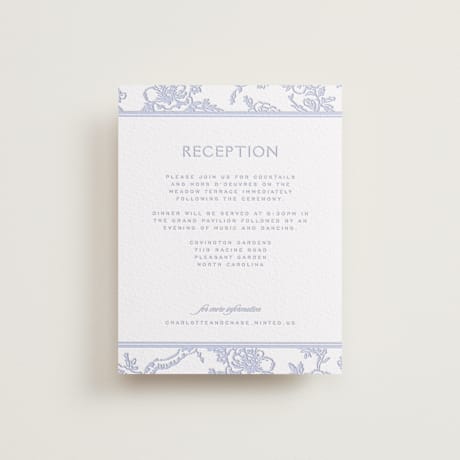 Letterpress Reception Cards
