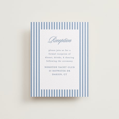 Letterpress Reception Cards