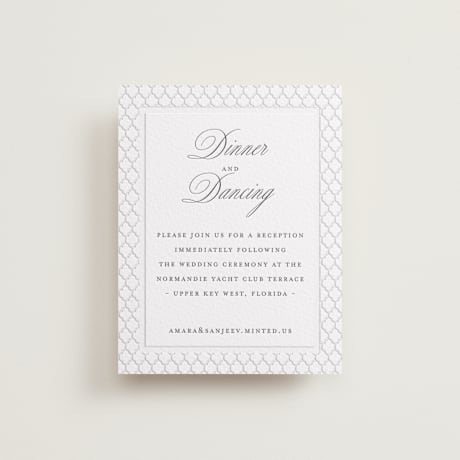 Letterpress Reception Cards