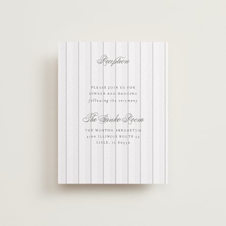 Letterpress Reception Cards