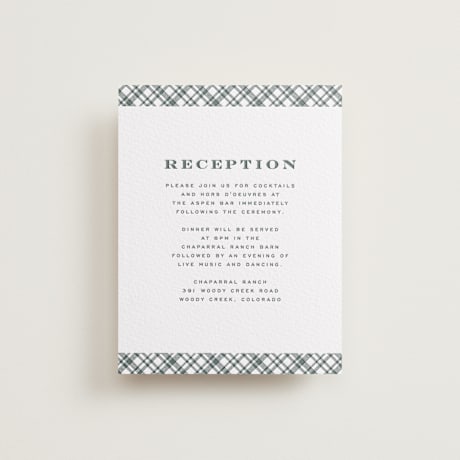 Letterpress Reception Cards